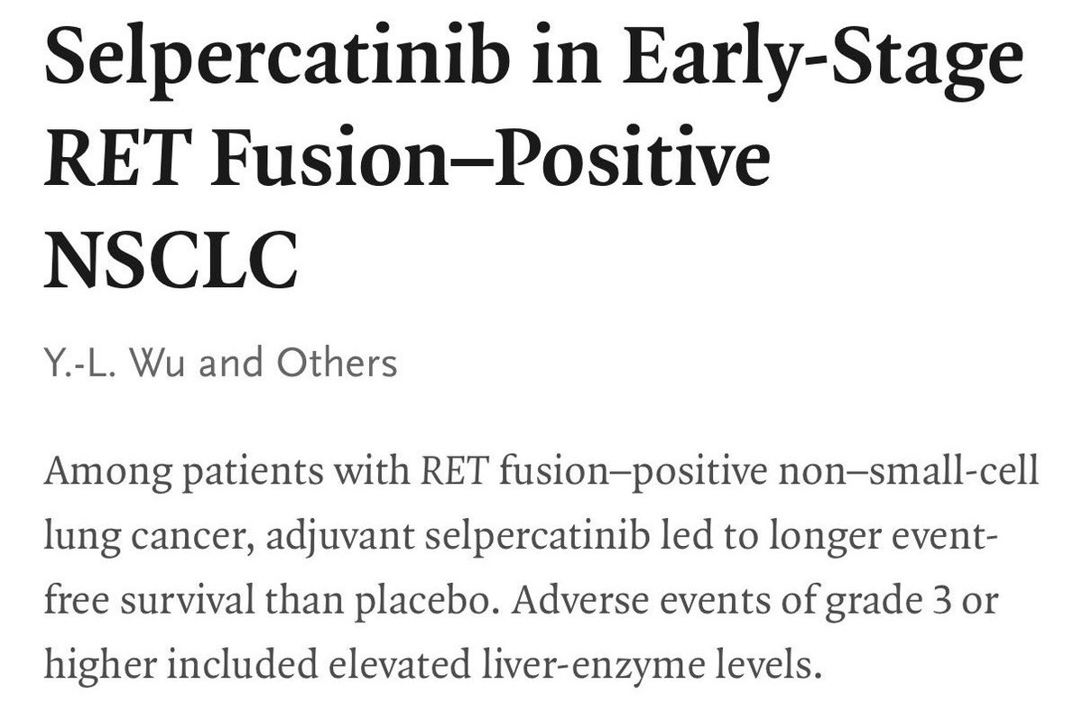 UOzkerim's tweet photo. #ASCO26 Two practice-changing thoracic presentations on my radar today👀🧬📢

• LIBRETTO-432: Can adjuvant selpercatinib become the next targeted therapy standard in resected RET+ NSCLC?

• HARMONi-6: Will ivonescimab finally translate its impressive activity into an overall survival advantage in advanced squamous NSCLC?

Looking forward to the data⁉️
@OncoAlert @StephenVLiu @OncoReporte @MedwatchKate @weoncologists @Larvol @OncUpdates