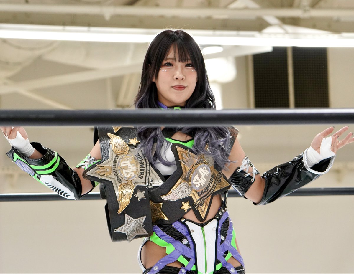 YanchomeStyles's tweet photo. ゴッデスのベルトを2本持ってくるカッコいいパイセン

2026.5.30神戸サンボーホール
#AZM #stardom https://t.co/dYjsVyIKmT
