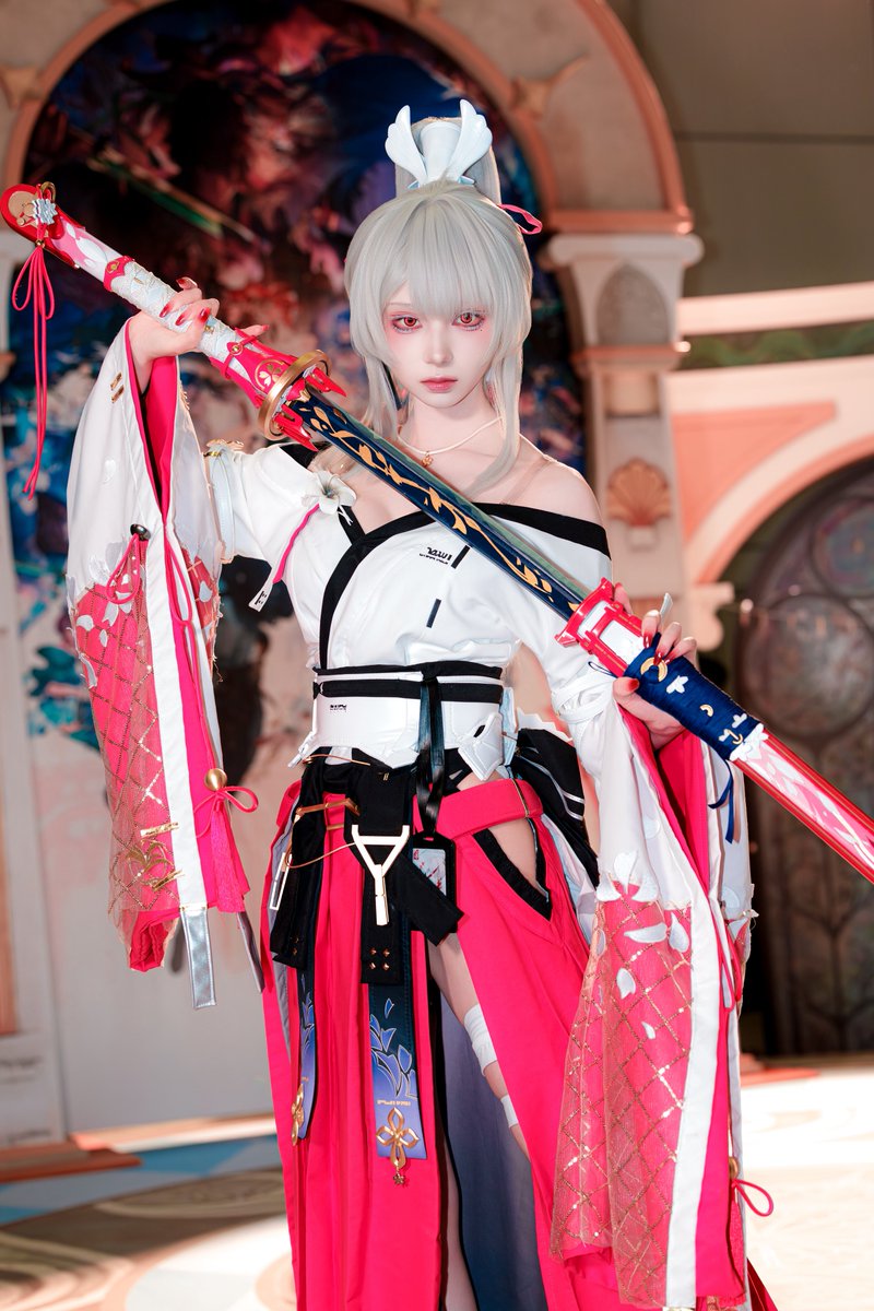tsk_photo's tweet photo. 2026.5.31
『鳴潮』2nd Anniversary Fes. Day2
～君と巡る星々の瞬き～
Chara：緋雪　
Model：月海つくねさん
（@XaiabP ）

かっこよすぎる…
撮影ありがとうございました！
#めいちょう2周年 
#WuWa2Years 
#おつきみくらぶ https://t.co/jWUzbwcKZs
