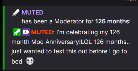 Muted79's tweet photo. What the mod celebration looks like.. I don't mind it. it's not offensive. https://t.co/SgcEfxabCL