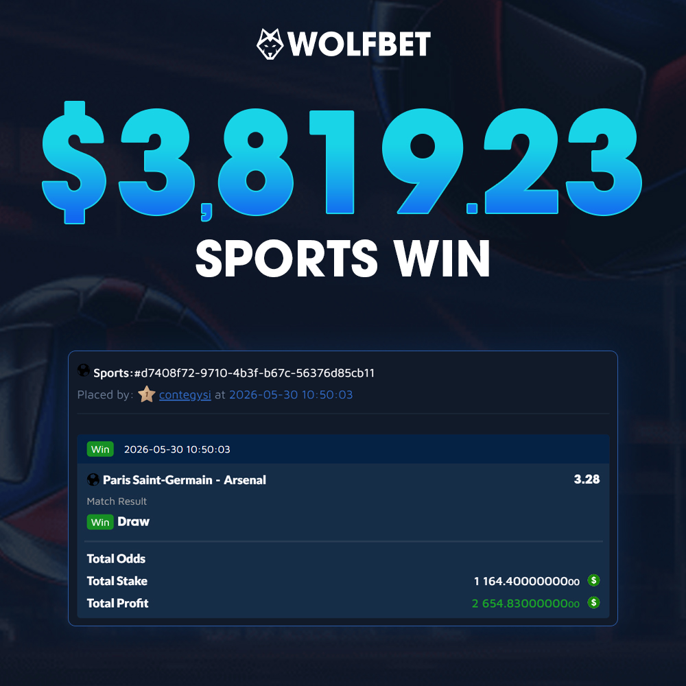wolfdotbet's tweet photo. Boldest bet of the final and it hit ⚽️🤑 https://t.co/hCwTgnw1X0