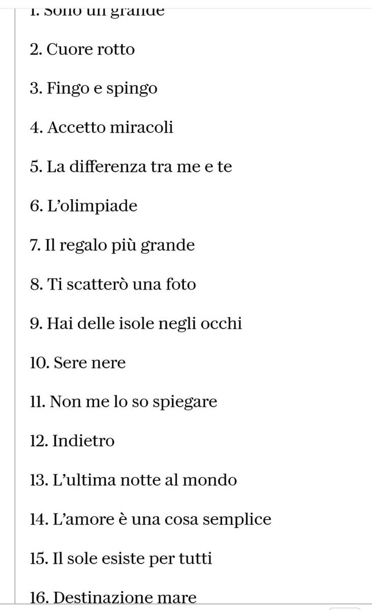 _milleuniversi_'s tweet photo. questa scaletta mi farà uscire dallo stadio completamente afona non vedo l’ora https://t.co/bLSFhHDJeC