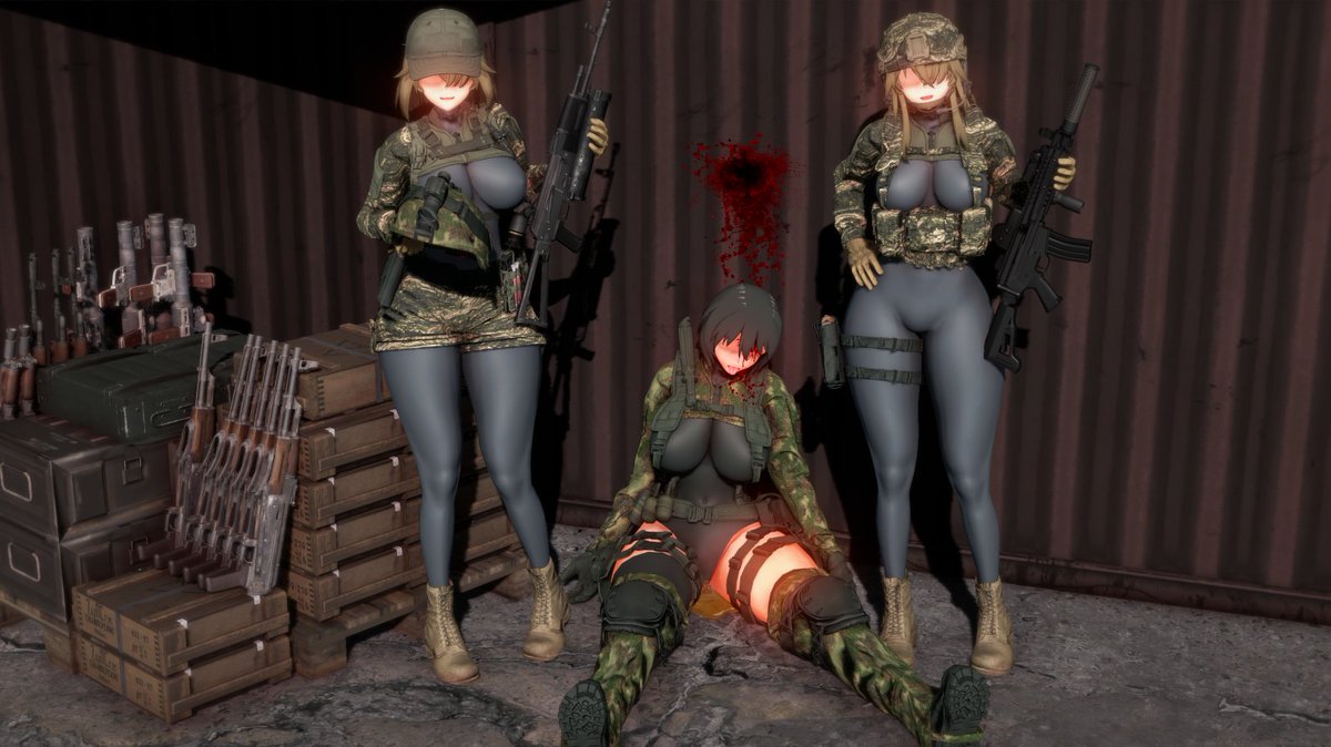 ah64h's tweet photo. "Ha, this bitch got some excellent gear."
"She must have been fed pretty well, look at all the juices leaking out."

Based on an old @_dutchko sketch.
https://t.co/ZY5y7aAFcW https://t.co/EK6iUXi98g