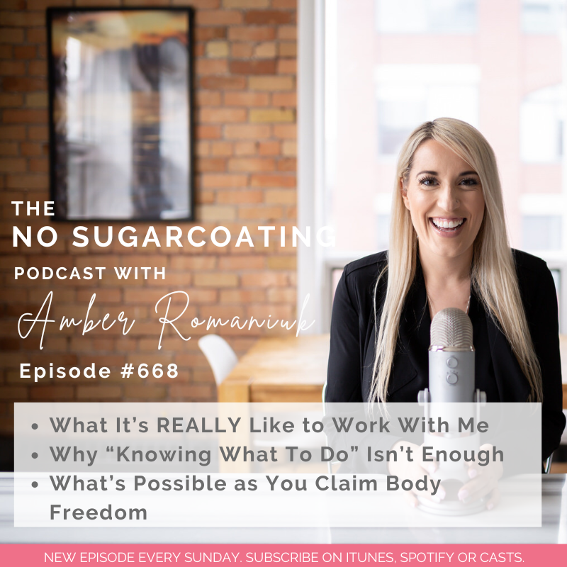 AmberApproved's tweet photo. Episode #668 is out now. In this episode I explore: 

* What It’s REALLY Like to Work With Me 
* Why “Knowing What To Do” Isn’t Enough 
* What’s Possible as You Claim Body Freedom

Tune in: https://t.co/ccpGQmjeUg https://t.co/mvFFIuf8eJ