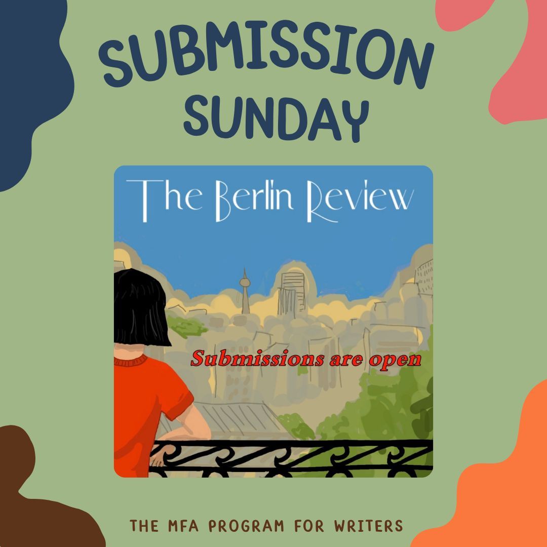 WarrenWilsonMFA's tweet photo. Polish it up, send it out! This week, opportunities from ... 

@berlin_literary_review
@americanliteraryreview
@electricliterature
@fracturedlit
@creamcityreview
@mississippireview https://t.co/IyrfsTUdUD