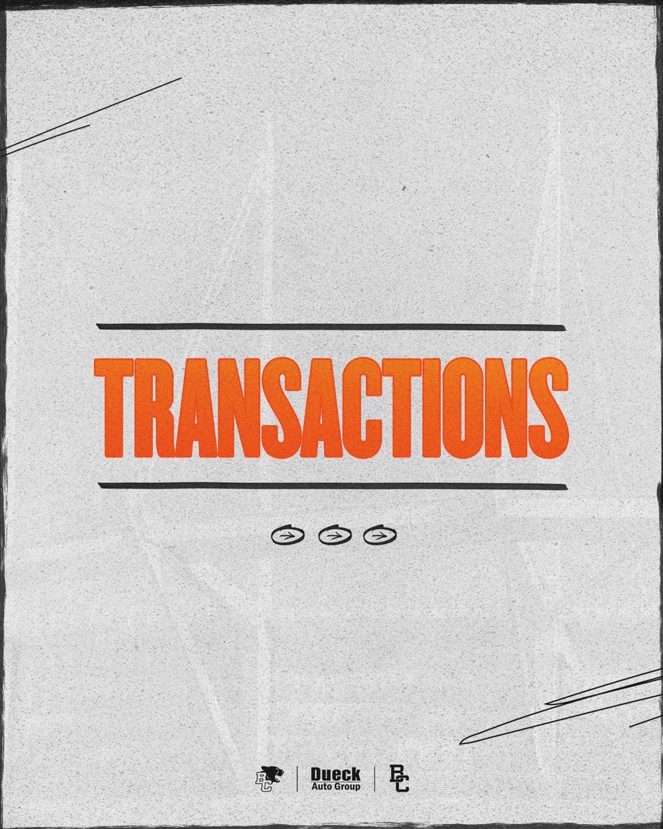 BCLions's tweet photo. #BCLions add 12 to the practice roster, release 17 on Sunday.

MORE INFO ➡️ https://t.co/s04GJ4Xd8n https://t.co/Eto2m6ABXk