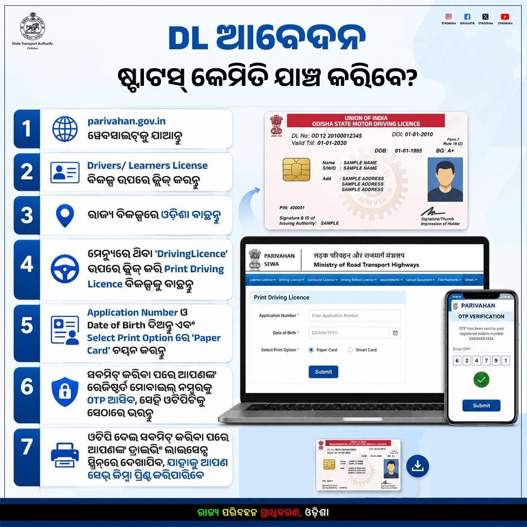 State Transport Authority, Odisha tweet media