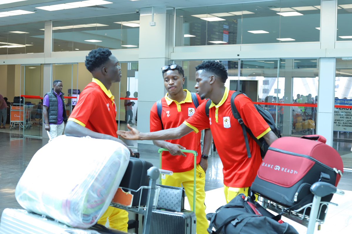 UgandaCranes's tweet photo. The Uganda Cranes contingent is at Entebbe International Airport set for departure to Morocco for two International Friendlies.

#InternationalFriendly https://t.co/eKUGbpUEKB