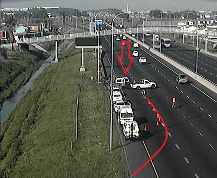 CapeTownFreeway's tweet photo. Update, Crash: N2 Outbound after Jakes Gerwel, Left lane closed, no delays... #ItCanWait https://t.co/cwd1d7PTu7