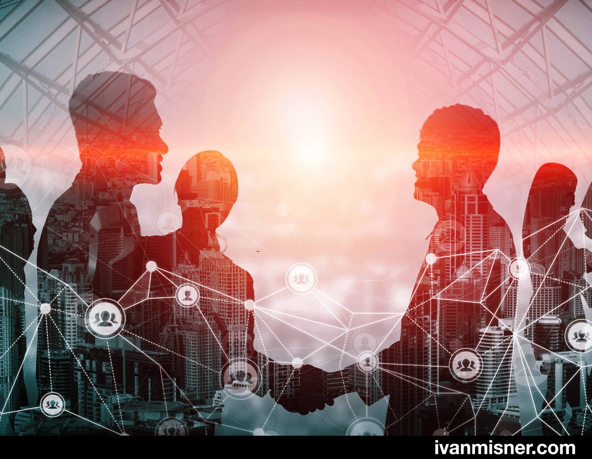 IvanMisner's tweet photo. I said this in 2014. It was true then and it is true now.
Networking is the mainstream business development technique of the future. Businesspeople who invest in learning how to network will be rewarded with a long-term sustainable and profitable business. https://t.co/9T06HLTcm1 https://t.co/bmW5Nwnldp