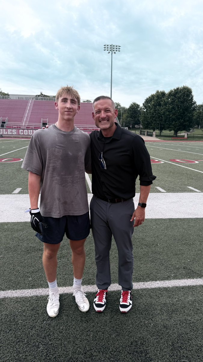AidenBodoin's tweet photo. Grateful for a phenomenal visit with @UCMFootballTeam yesterday! Thank you @JoshLamberson and @Coach_Fayette for having me! #TeamUCM https://t.co/wB5YzPeLwW