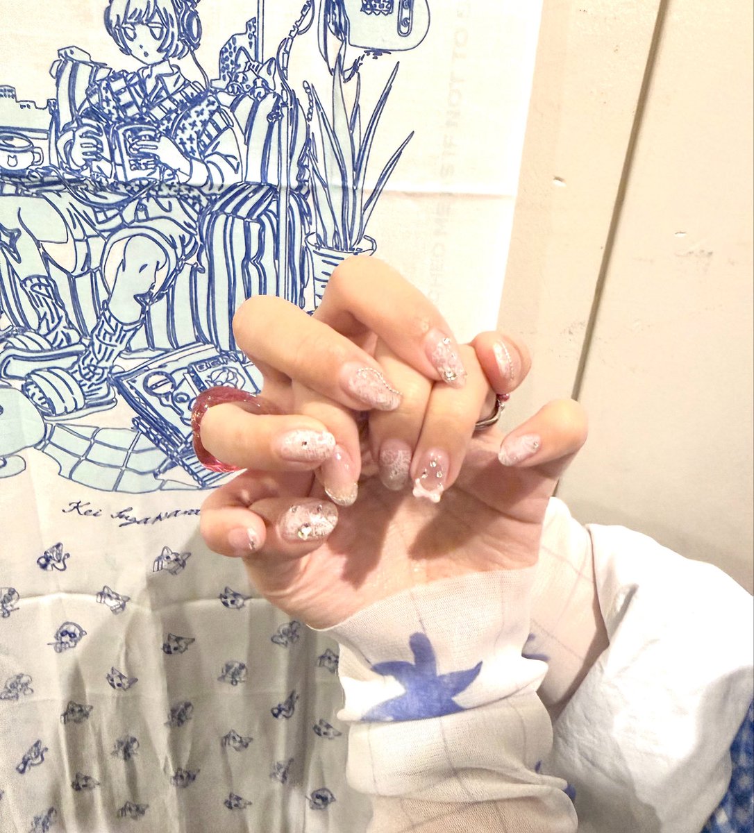 miasakana's tweet photo. one-man live tour2026 B.G.M.
東名阪ありがとうございました！！！
みんな気をつけて帰ってね🥰〜！
ライブのために頑張ったセルフネイルと衣装
#菅原圭_BGM https://t.co/nN1Lm5g48x