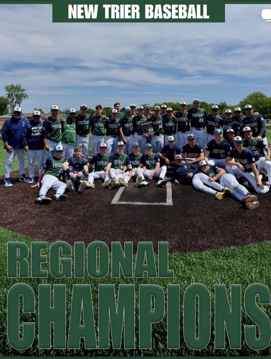 NtTrevsBaseball's tweet photo. Trevs are regional champs behind a CG effort from Campitelli with 7Ks! Balch with 3 hits and 4 RBIs. Estrada 3 hits. Hester 3 RBIs. Sectional semi at Kerry Wood Field Wednesday 7pm vs GBN @AthleticsNTHS https://t.co/XNjgFZrZ3G