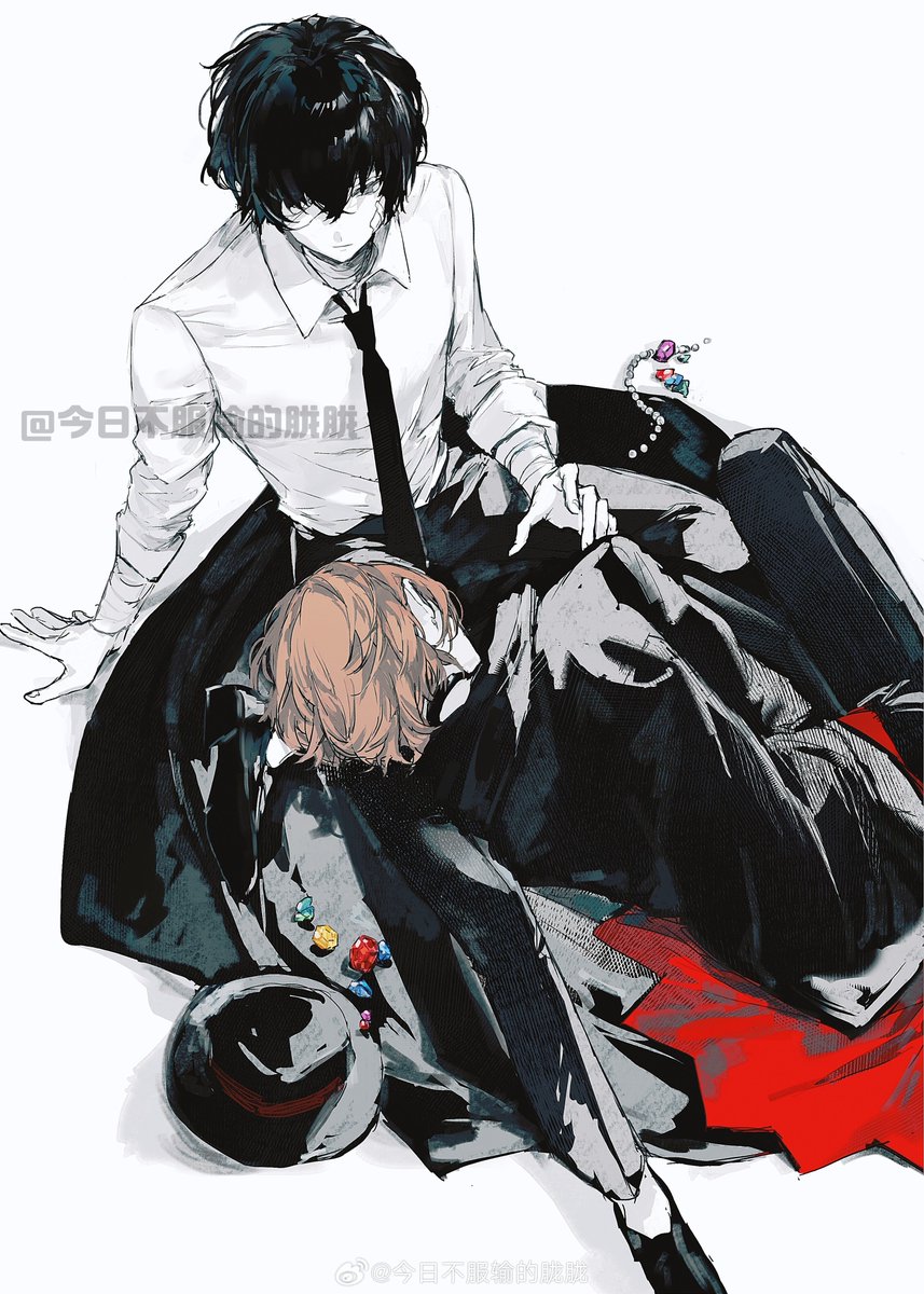 DaChuuWeibo's tweet photo. 🎨 @今日不服输的胧胧 
📚 涂涂... ​​​
#太中 #DaChuu #skk #soukoku https://t.co/j1sMfTb3H1