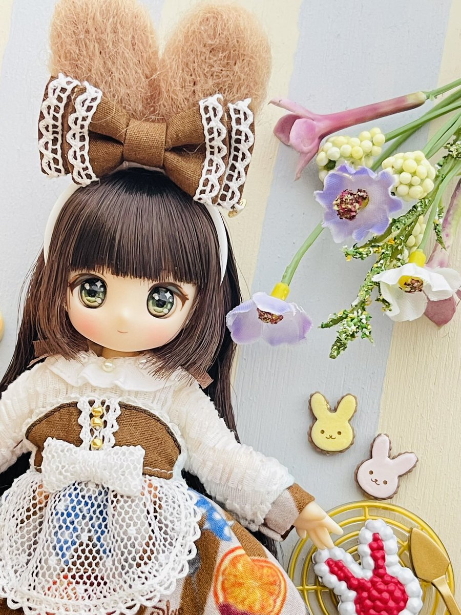 sleep_doll's tweet photo. WebShop開催中です🍊🍫
週半ばまでカート開けておきます！🙇🏻‍♀️ピコP服とぬいぐるみ服は同じ柄での再販予定はありませんのでどうぞよろしくお願いいたします🙏🏻
🛒https://t.co/b3evLHqfqW
#シュガーカップス https://t.co/PuUWdcl924
