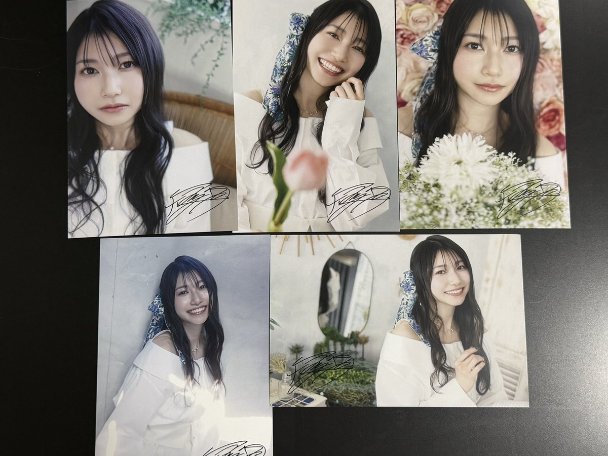 scene0の雑誌懸賞企画で雨宮天さんのサイン入りチェキの当選に選んで