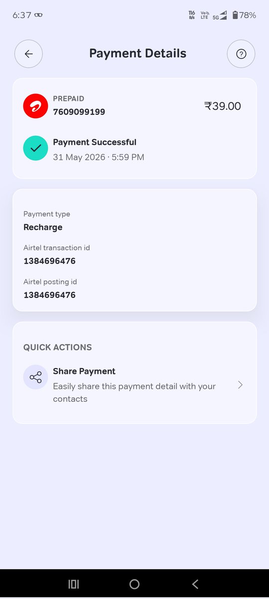 subhamagrawal2's tweet photo. Done 2 data add on transaction but it's not activated very pathetic service https://t.co/1zXoucjigT