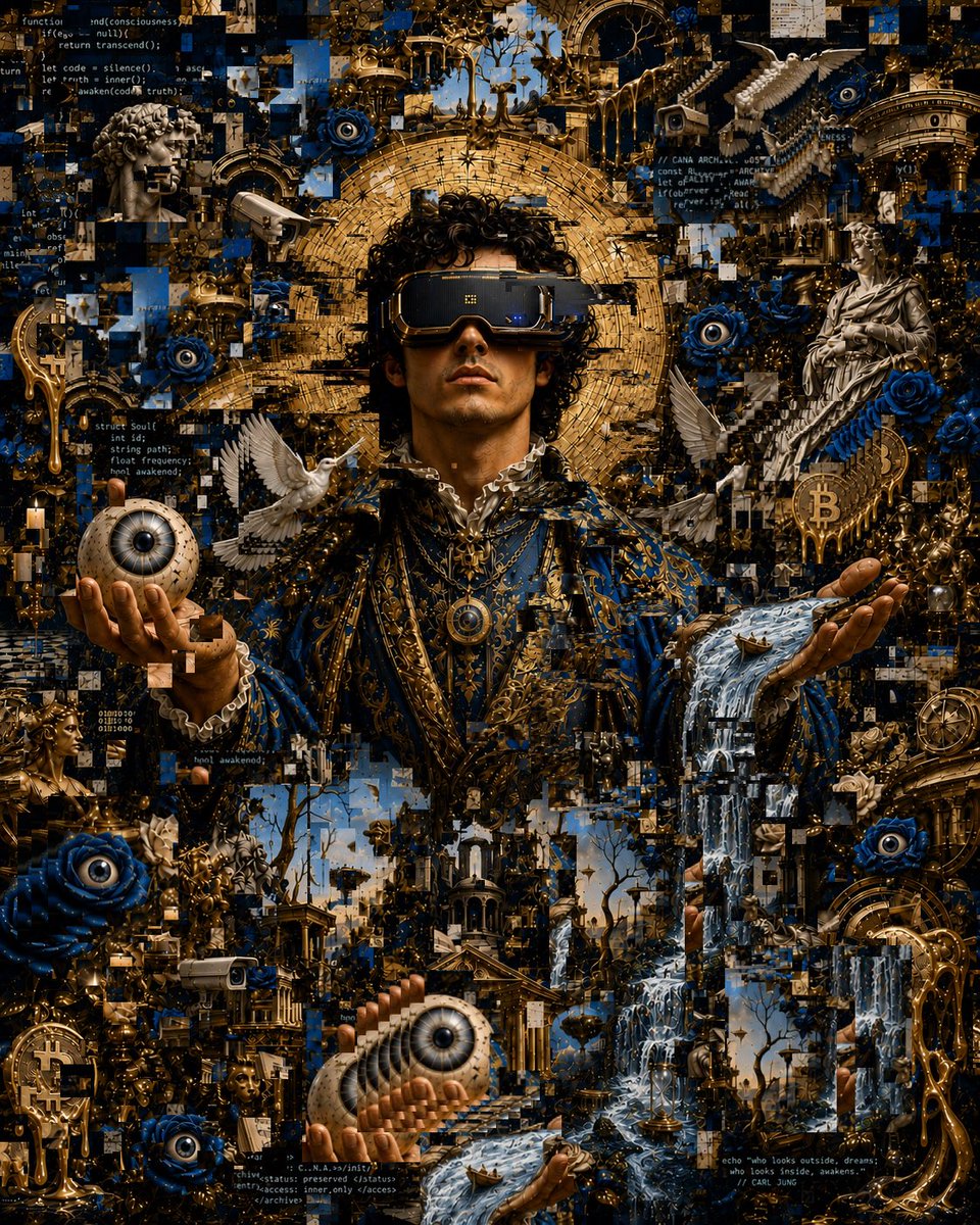 cryptocana's tweet photo. the idea arrives
before you're ready.

one hand holds the vision.
the other
is already building it. https://t.co/Oftn4AzRRx
