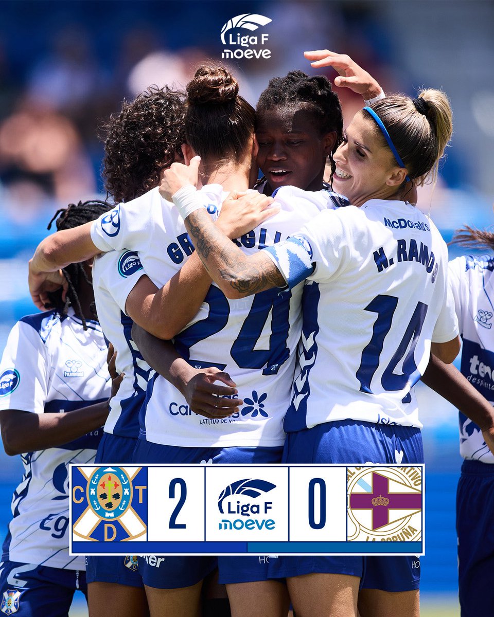 LigaF_oficial's tweet photo. ✨ Victoria y 4ª posición para el Costa Adeje Tenerife 

#LigaFMoeve | #CostaAdejeTenerifeDéporABANCA https://t.co/B48sHYL5rr