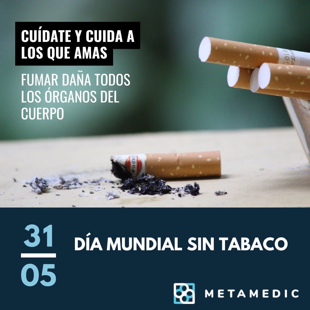 metamedicmex's tweet photo. Existen muchas razones para dejar de consumir tabaco. El consumo prolongado de tabaco puede aumentar el riesgo de sufrir muchos problemas de salud graves; sin embargo, muchos de estos riesgos disminuyen rápidamente al dejar de fumar. https://t.co/q7kDKvQLQ1