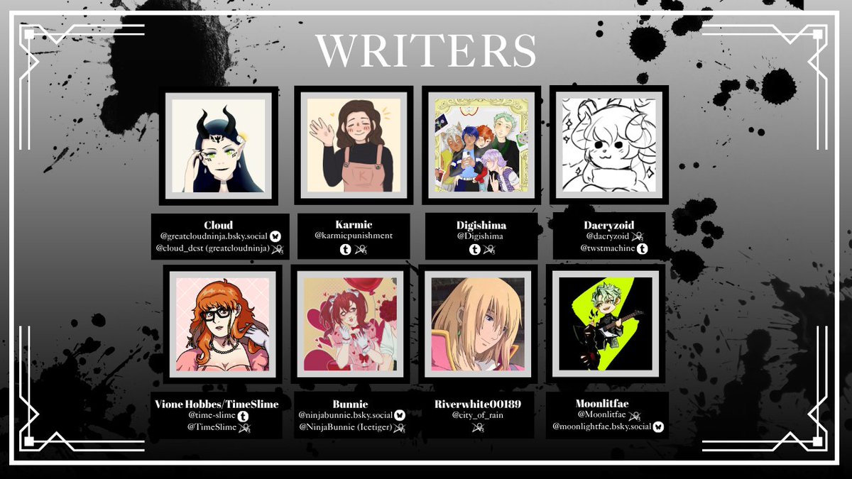 TwstObZine's tweet photo. Dear Students and Wonderful Collaborators !

While rummaging through your pockets, you struggle to put the cards together.

All the people you met through these cards are now introducing themselves to you, what will you choose to do next?

~ Fin ?

#twstzine #overblot #zine https://t.co/y2yDIwA921