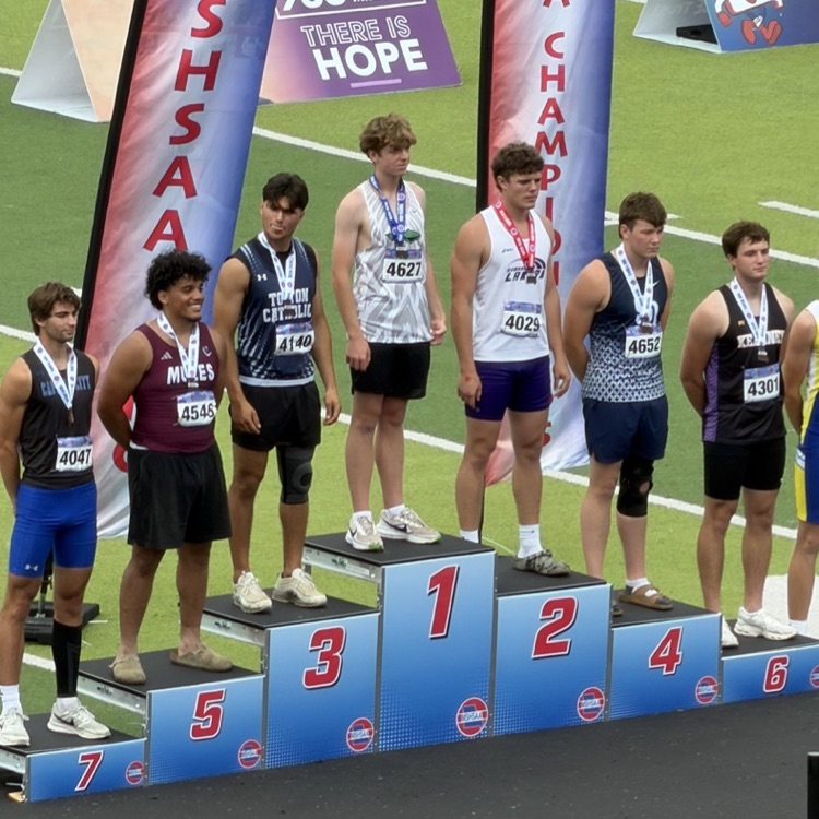 WActivities's tweet photo. Congrats to our state medalists on their performances and battling the weather this weekend!

Kylie Hoggatt in the 800 m - 6th

Jack Johnston in the 1600 m and 3200 m - 5th and 8th

The girls 4x200 m relay - 3rd

And Jack Linder-Maloney at the Class 4 Boys Javelin state champion! https://t.co/99JNGQ8OTd