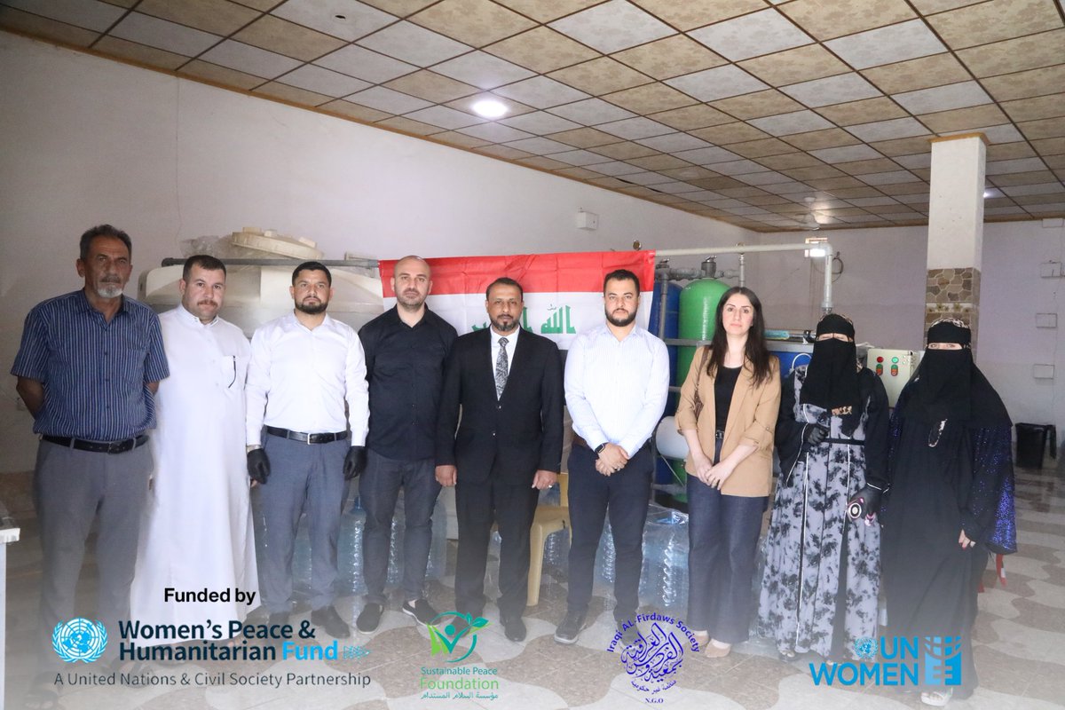 almstdam1's tweet photo. -  Transforming Challenges into Solutions: Tel Abta’s First Woman-Led Water Purification Project!

​Shedding light on women’s leadership in driving community impact, we are proud to highlight Suad and Ghalia from Tel Abta...
Read More:
https://t.co/G01uxurZUN
#SPF https://t.co/OLtlFHgv7l