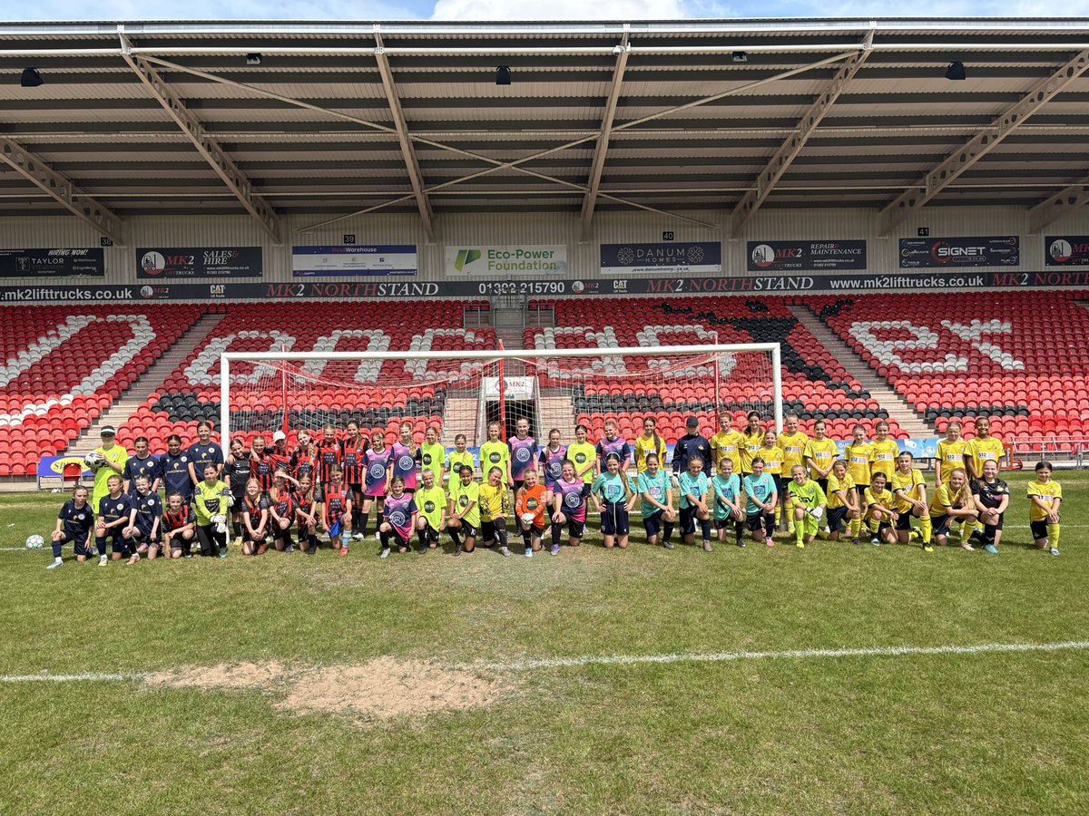 donnybelles's tweet photo. π What a day at the Eco Power Stadium.
Girlsβ football filled the ground today and it was everything. So many young players, so much talent, so much heart.
And to top it off? The Belles U12s took home the trophy. π
This is what itβs all about. #BackTheBelles
#BuildTogether https://t.co/IKOjVx2qEL