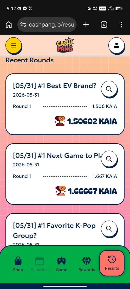 zMac09x's tweet photo. Earning Kaia thru answering easy survey? Join us here @CashPang_Game 
Thanks for this great opportunity @Daruebiii https://t.co/ZbLRedGsGY