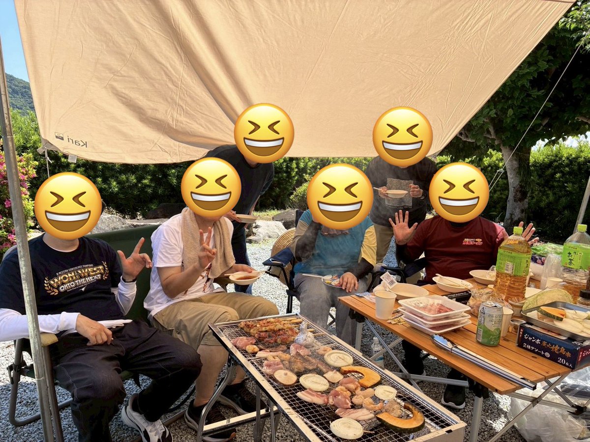 sanadakoujyou's tweet photo. 今日はいつものメンバーによるBBQ🍖‼️

梅雨前とあって雨の心配もありましたが、雲一つない晴天に恵まれ楽しい一日になりました〜✨😃

 #ガンプラジオ https://t.co/fJkPiCUQS4