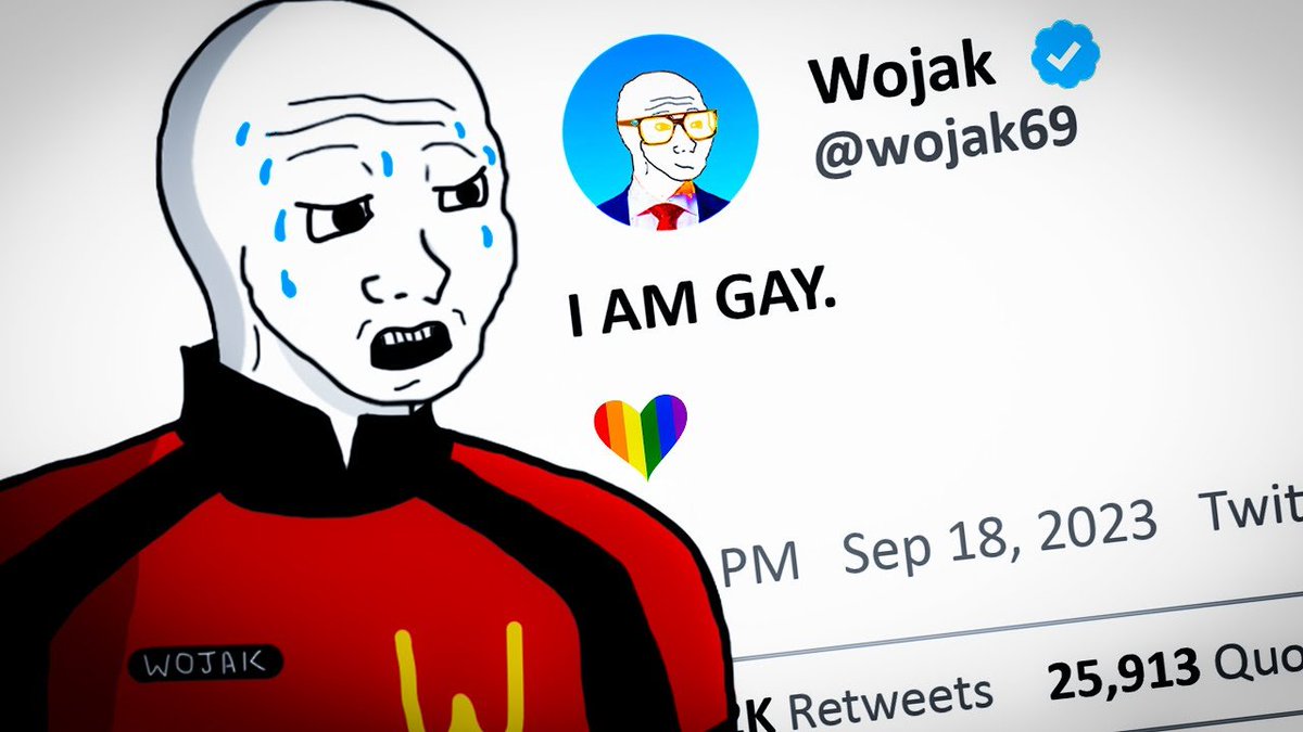 braindotdev's tweet photo. THIS IS FUNNY ASF 

Pride month is almost there this is a great front run before all the big companies change their PFPs. 

We need to run a meme for this so introducing $GAYJAK

The first of its kind meme + matches the entire months narrative. https://t.co/hUps5VgelE