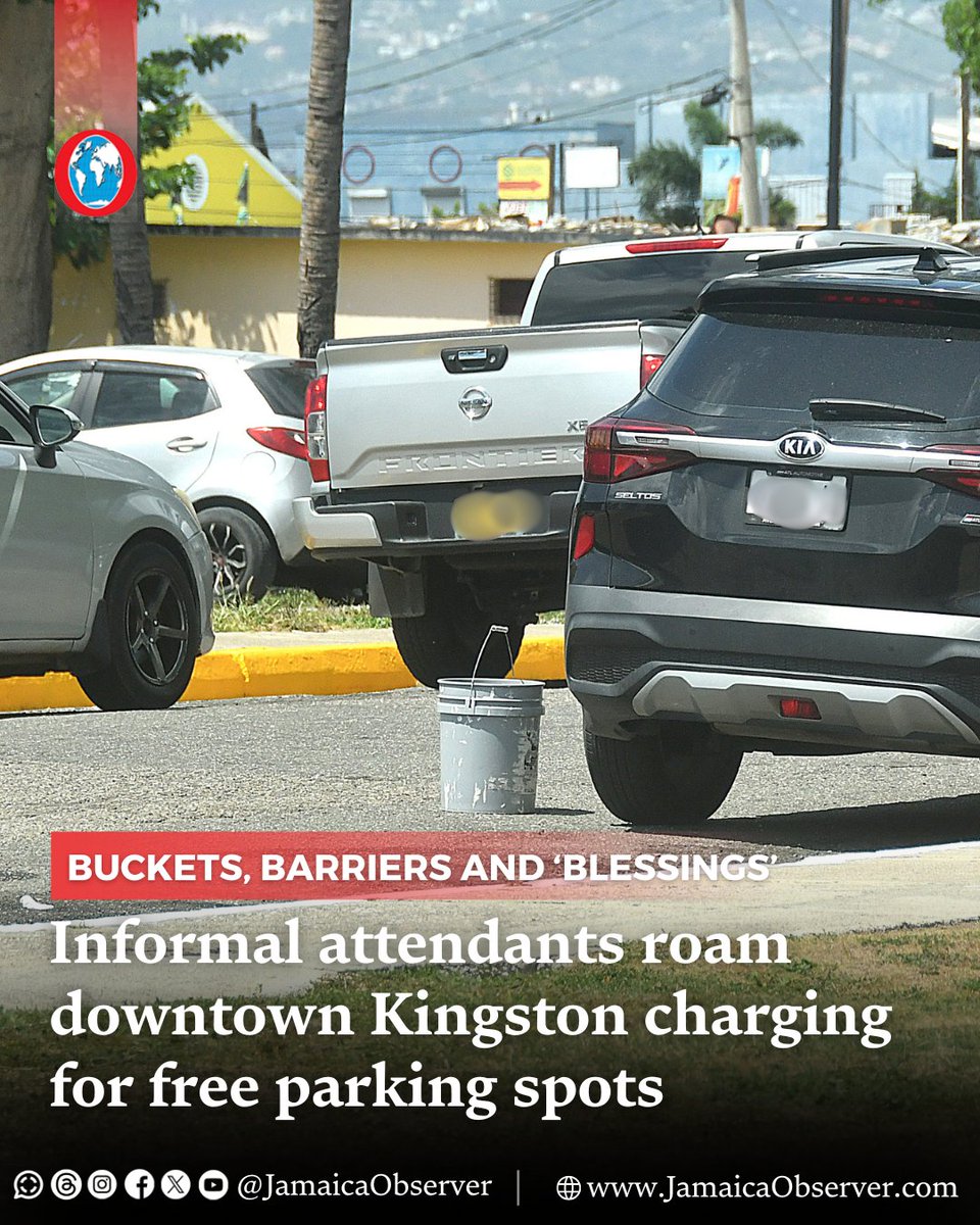 JamaicaObserver's tweet photo. For motorists who traverse downtown Kingston, requests for “drinks money” or a “blessing” from men who frequent the busy business district have become commonplace, not as a form of begging but as an exchange for access to designated parking spaces.
https://t.co/5d65wgjMUi https://t.co/2JAVhnL0yQ