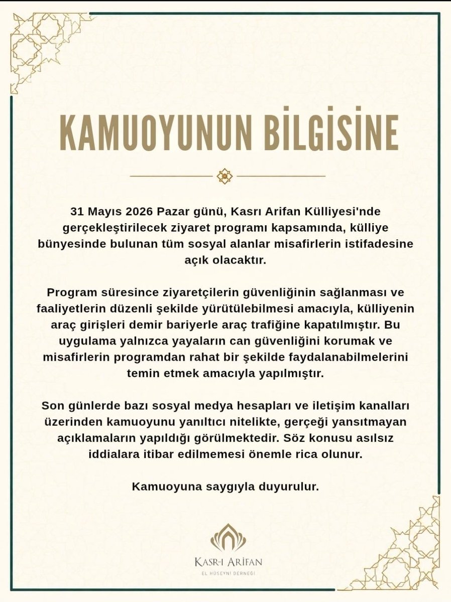 Ismail Sabri Karaca tweet media