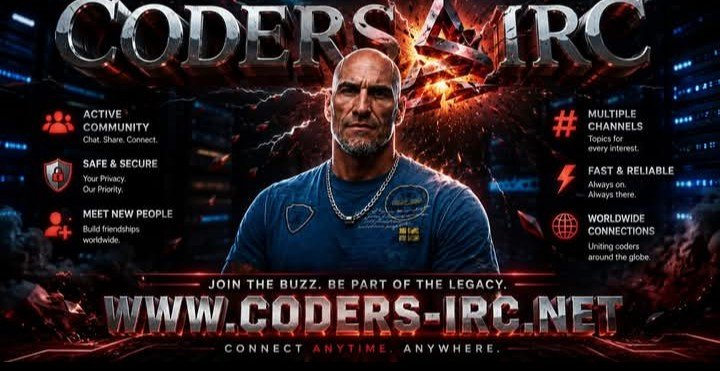 JedisecX's tweet photo. It's a friendly, independent IRC network built by and for coders, scripters, and tech enthusiasts. A small but active community centered around programming, scripting, tech discussions, and general nerdy hangouts.
Technical Features

Modern IRCd: Running the latest InspIRCd with good stability.
SSL/TLS Support: Secure connections on port 6697.
Multiple Servers (for better global connectivity):
https://t.co/sSaLD3KXhQ (Newark, USA)
https://t.co/i7JQXIdndf (Montreal, Canada)
https://t.co/4vD4NrTB4v (London, UK)

Main address: https://t.co/XmE4DjlcsV

Channels
Some active/public channels include:

#coders-irc-lounge — Main welcome/social channel
#nerds
#mIRC — mIRC-specific help & discussion
#HelpDesk
#Pirates (tied to their game)
Various others like #IRCommunity, #Relay-Radio, testing channels, etc.