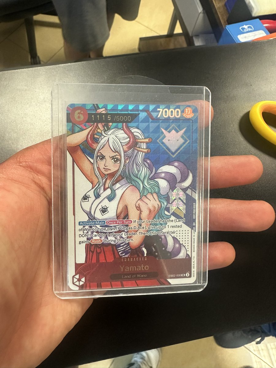 AlessioFal25992's tweet photo. Yesssssss 3 serial Yamato 😍
Today i won the EGB a L’Aquila!!
Played Penel 💜  Standard list, 14 one drop.
Matchup:
R1 Lucy ✅🎲 @SamuPao9 (bye 🤪) 
R2 vs Nami ✅
R3 vs Penel ✅
R4 vs Nami ✅🎲
R5 vs Penel ✅🎲

Thank to my friends @SamuPao9 @Ciaba1224, mystical tour 😅 https://t.co/ElnbQLef3z