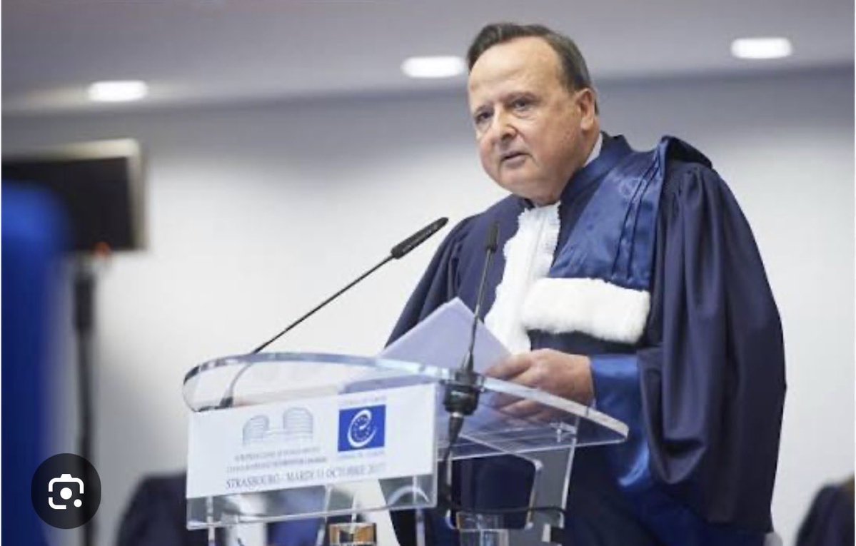 MagistraThor's tweet photo. 🚨🚨El Presidente del Tribunal Europeo de Derechos Humanos, Guido Raimondi, hablando del declive del estado de derecho y la democracia, asociaba el mismo a liderazgos políticos autoritarios:

“ellos ven el sistema judicial, la prensa y la oposición como enemigos del pueblo” https://t.co/S1R3nHH6hA