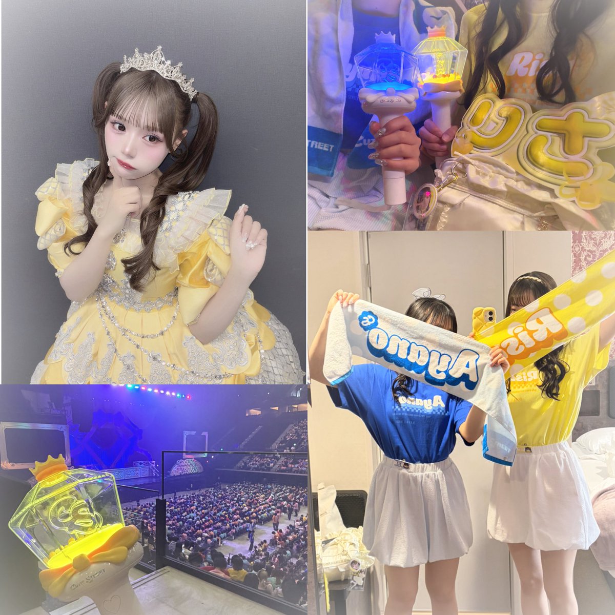 Yuka_ffrr's tweet photo. 神戸単独 2Days
📍GLION ARENA KOBE

彩乃推しの妹が受験合格したら、お祝い連番しようって約束してた💛💙
めちゃくちゃ楽しんでくれてよかった(⌯'ᵕ'⌯)´-

ふりたんいつも絶対黄色見付けてくれる😭ありがとう😭

 #ふりたんふりむいて https://t.co/7CpRXwcHul