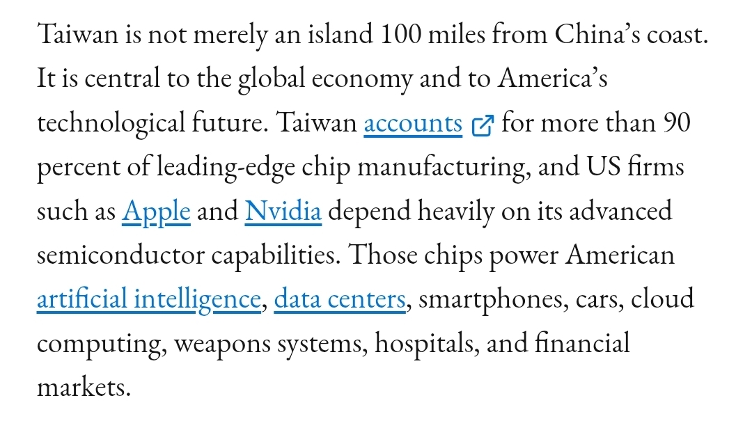 TheNatlInterest's tweet photo. Read more from @augama of @HudsonInstitute about why Taiwan shouldn't be a bargaining chip in US discussions with China: https://t.co/LVfIIItvio https://t.co/rkS1uQw322