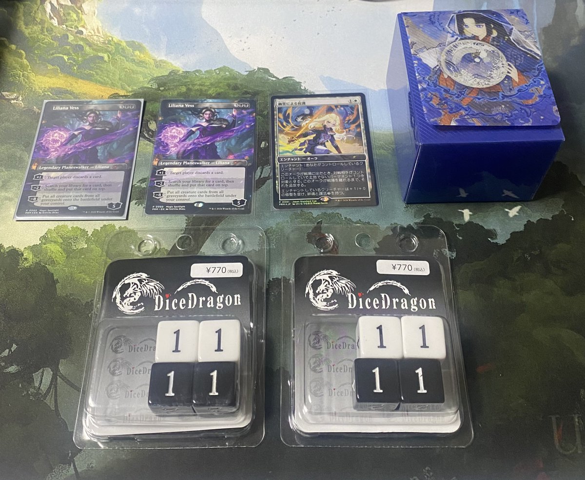 ___ability's tweet photo. 改めて今回のスポットライトでの収穫
ダイスは自分が求めてたサイズ感の物が売ってたので購入
20mmで一般的な16mmより視認性◎
出来ればあと４個欲しいけどもうどこにも売ってなくて
これから全国展開しようかって感じらしい

上の4つはまだ買い取り手決まってないので
よろしくお願いします！ https://t.co/oLbW9odVYf