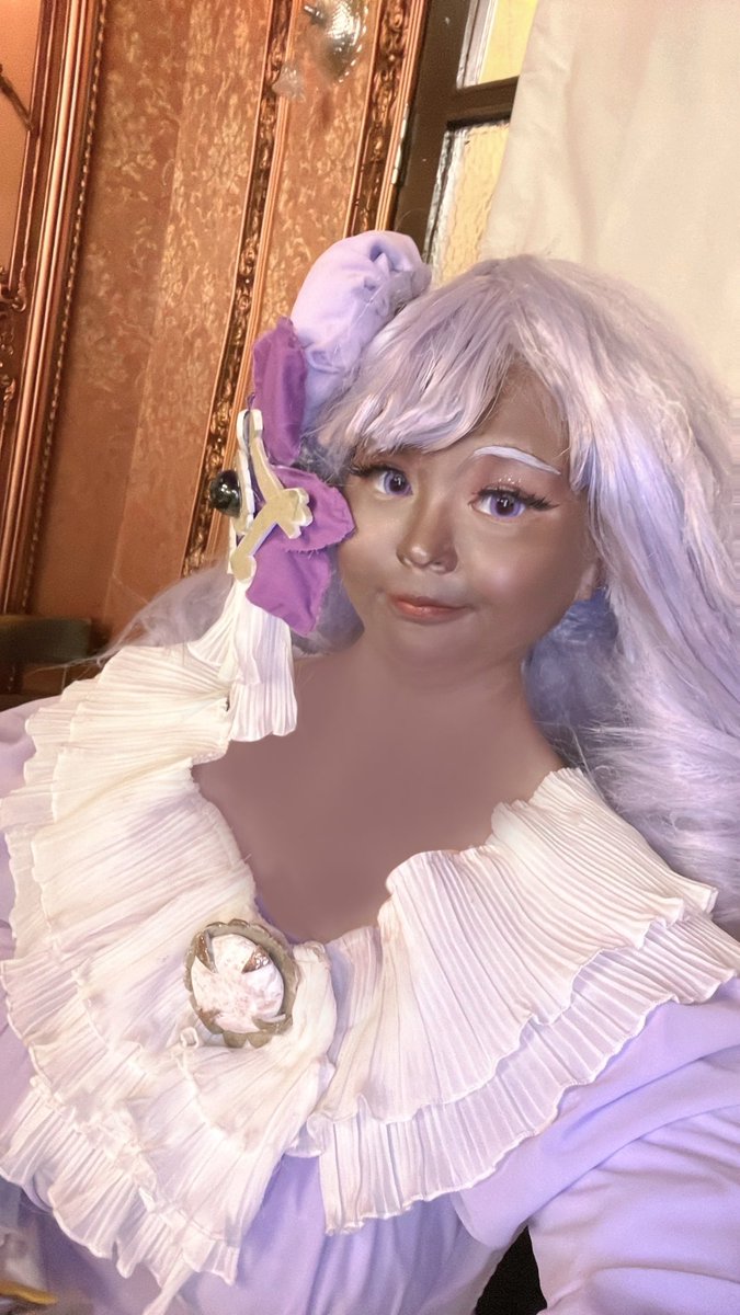ﾕｶﾘ様〜‼︎!💜✨なんとお美しい、、、🥹✨ウィッグも衣装もメイクも