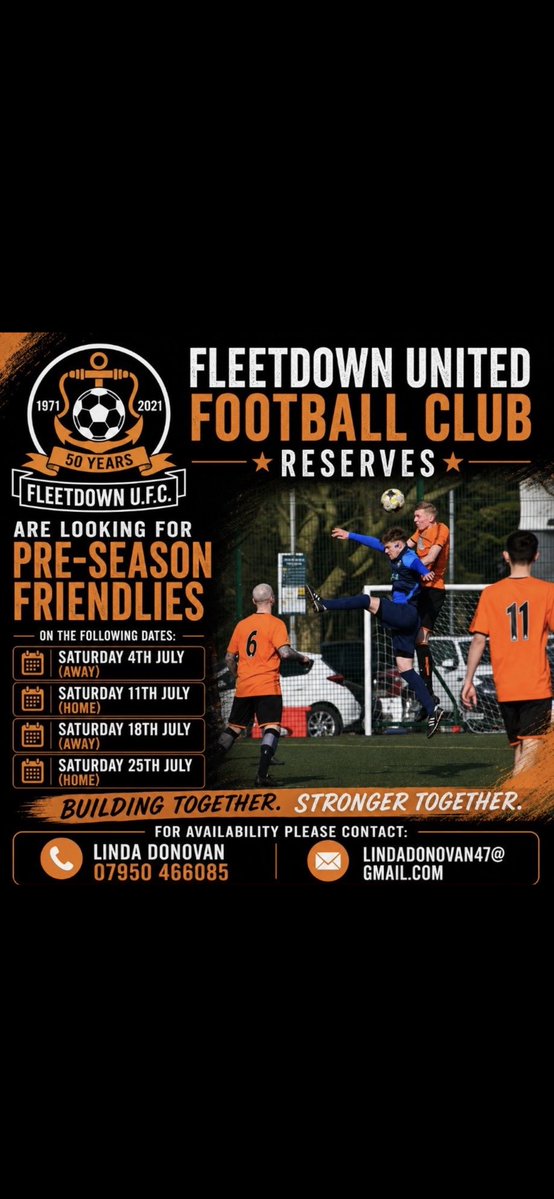 _GeorgeDonovan's tweet photo. we’re looking for Pre season friendlies for my Fleetdown Reserve Side @KCFL1516 https://t.co/WdEh6BbtmX