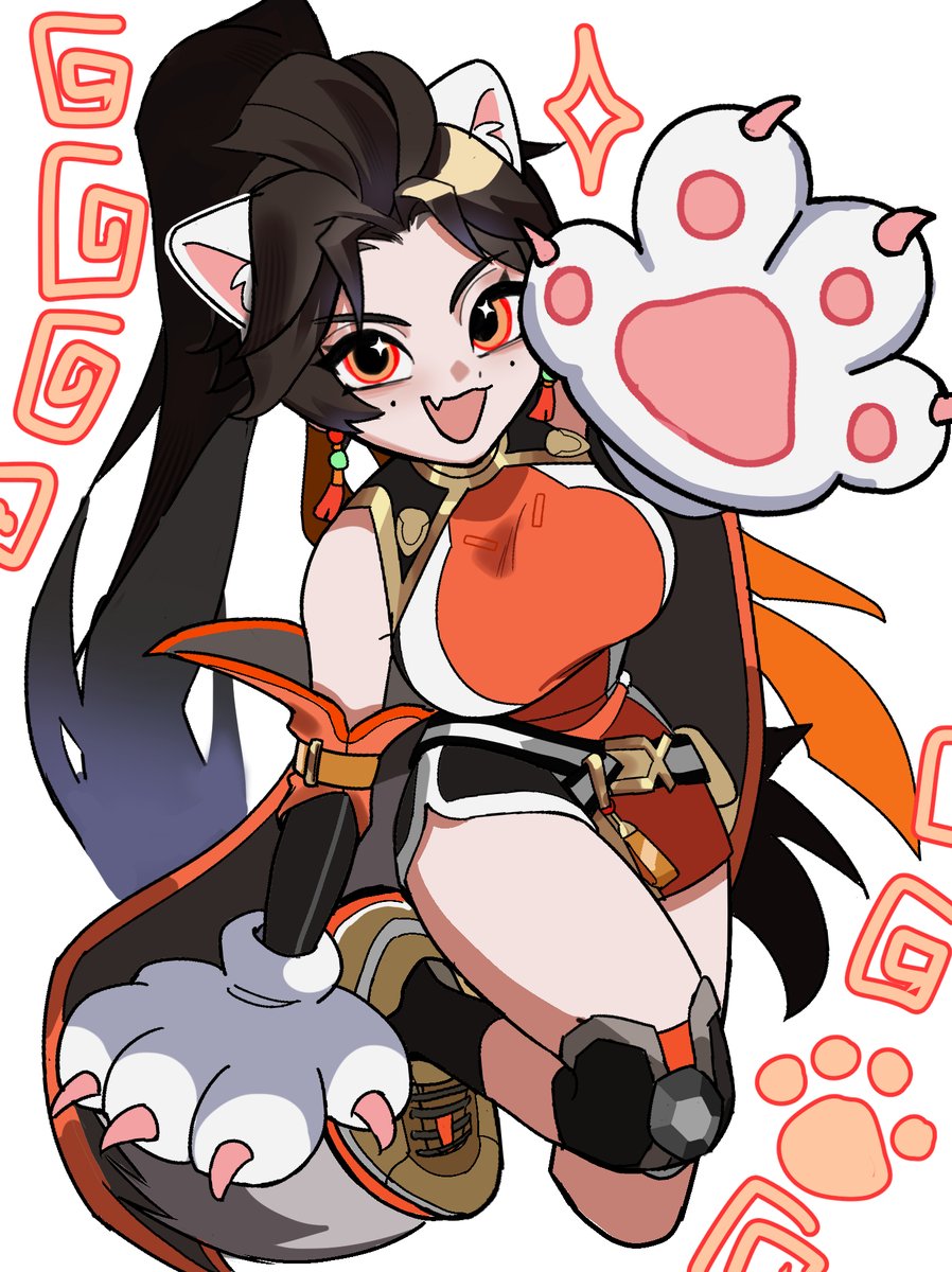 uuaa_1006's tweet photo. 猫の手型の武器スキンでたらいいな
かわいくない？？#Overwatchfanart https://t.co/K2GbkMwXuc