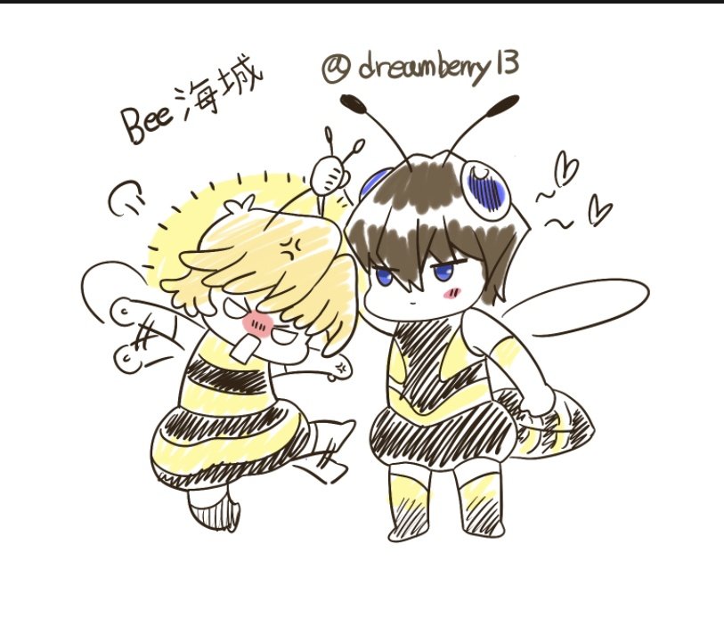 dreamberry13's tweet photo. 페인트 채팅 마지막으로 들어가사 말벌 꿀벌 카이죠~ https://t.co/xBzs0tvypZ