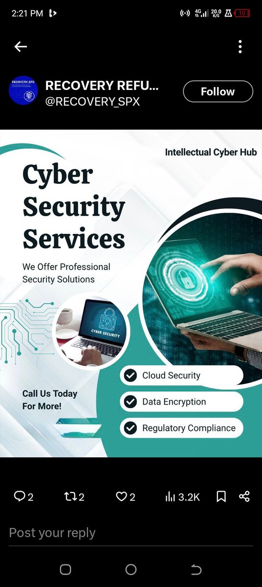 Recovery_Nexus's tweet photo. If you've been hacked, scammed, or lost funds through fake investments, unauthorized wallet access, or compromised wallets, you're not alone, and recovery is possible. Our expert team specializes in crypto asset recovery. #scamrecovery #scamhelp #fraudvictim #cryptorecovery https://t.co/WKm17AHpLr