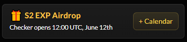 0xHawk_'s tweet photo. S2 EXP Airdrop Checker goes live on June 12 at 12:00 UTC!

The countdown is nearly finished. Soon you'll be able to see your final allocation, check the rewards you've earned, and find out how your Season 2 efforts paid off. 🔥

Make sure you're ready when the checker opens and see where you stand in the S2 rewards distribution. 👊

@SoSoValueCrypto #SosoValue