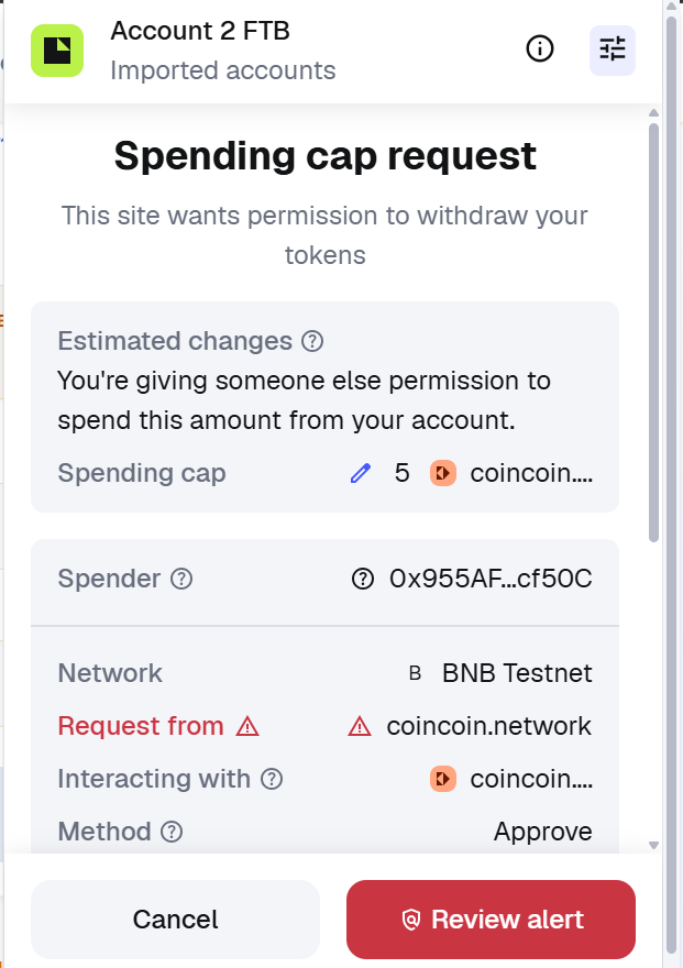 nexficlub's tweet photo. @MetaMask @MetaMaskSupport  @MetaMaskDev  @blockaid_ 

Blockaid / MetaMask Security Team,

I am reporting a false positive for my domain (https://t.co/o62WOzZVZI). This is a legitimate Web3 DApp (a Token Generator / Factory) that allows users to deploy their own secure smart contracts.

The USDT approval requested on the site is strictly to collect a small, fixed deployment fee (e.g., 5 USDT ) required for generating the token. We do not ask for unlimited approvals; our DApp explicitly requests approval for the exact fee amount only.  Its 100% safe and secure .

Please review and remove the deceptive warning/malicious flag from our domain and contract address so our users can interact safely.

Thank you.