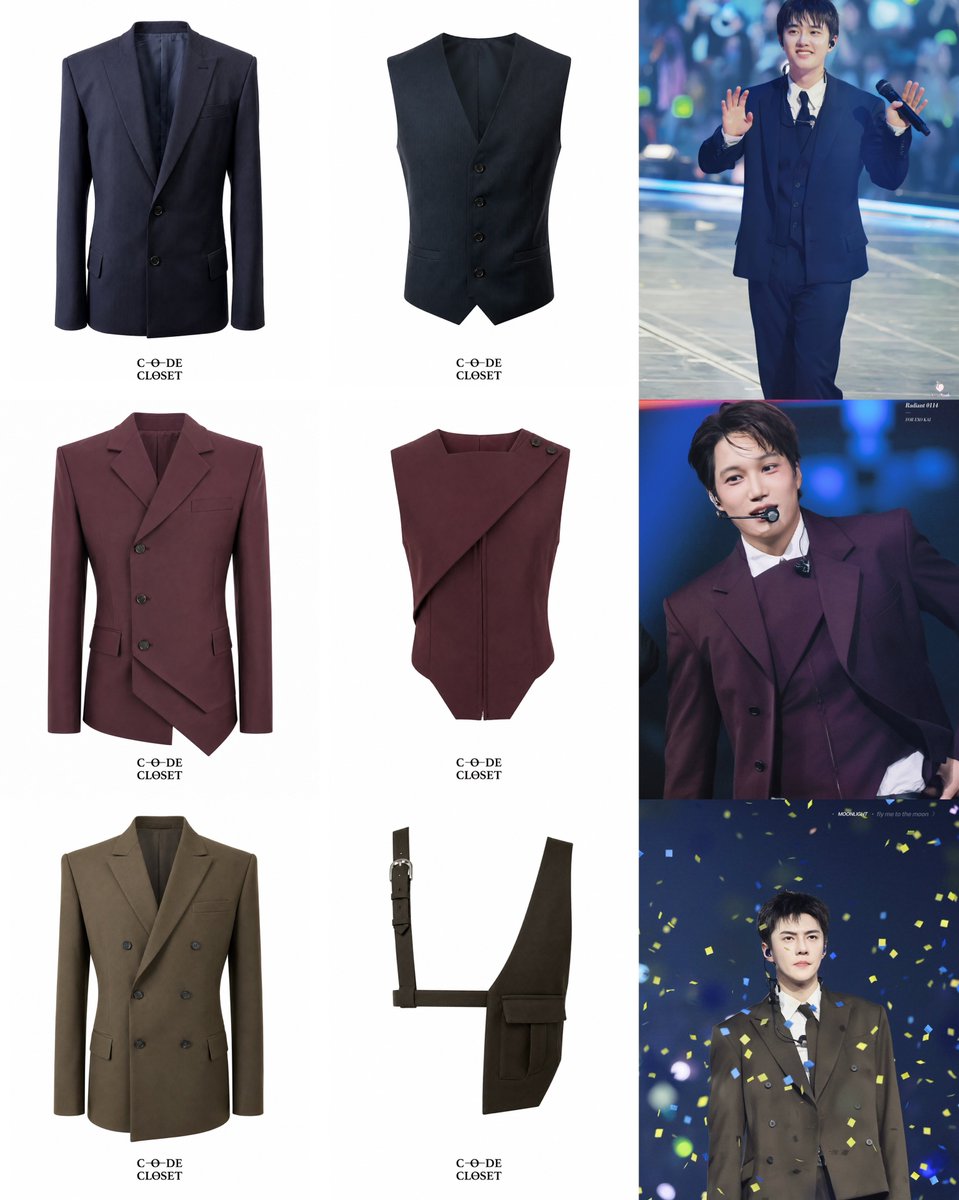 drkyung1216's tweet photo. ดีเทลชุดสูทของ EXO ในการแสดงงาน Maga M-Countdown เมื่อคืนที่ผ่านมา ทั้ง 5 ชุดผ่านการคัสตอมใหม่ทั้งหมด โดยทั้ง 5 ชุดแบ่งโทนสี 
พี่จุน : ม่วงอมเทา
พี่ชานยอล : ชาร์โคล
คยองซู : กรมท่า
จงอิน : เบอร์กันดีหรือไวน์แดง
เซฮุน : เขียวมะกอกเข้ม
บางไอเท็มตัดมาก็มาไม่ได้ใช้ และการปรับเปลี่ยนให้เข้ากับการเคลื่อนไหว สวยทั้ง 5 ชุดเลย พอได้เห็นดีเทลชัด ๆ 😍
