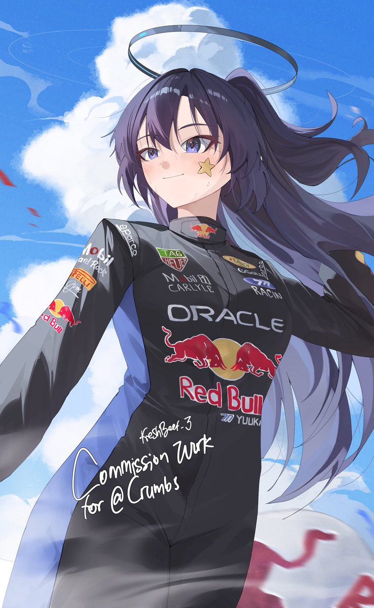 FreshBeef3's tweet photo. Yuuka Verstappen 😎

#BlueArchive #ブルアカ #commission https://t.co/QqQuJIxsMp