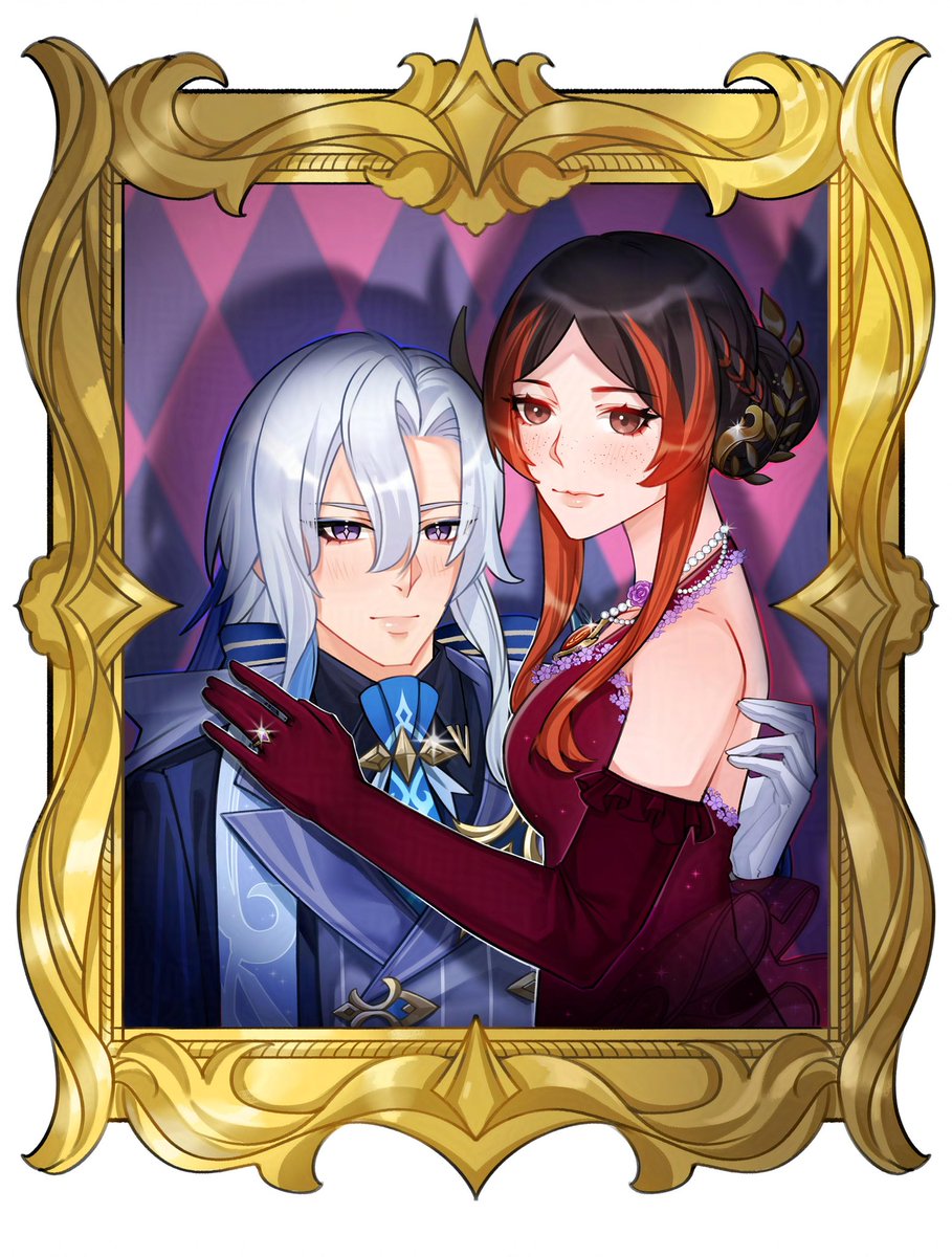 bathtubshipping's tweet photo. ੈ𑁍༘⋆
       °❀⋆.ೃ࿔*:･ {💜🧜‍♀️💙}⋆.˚  ☼⋆𓇼｡𖦹˙༄.°
•
☀️: this portrait is making me miss lantern rite…we should go on a vacation!
🌧️: perhaps we shall take another trip soon.
•
happy sunshower sunday~!🌦️
•
🎨:  sampoel_boekoe #yumetwt #riakotwt #genshinyume #sunshower https://t.co/x14NPF2hkK