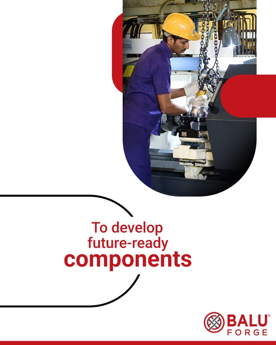 BaluForge's tweet photo. Innovation at Balu Forge is a continuous process.

From advanced metallurgy to new material exploration, our R&amp;D efforts focus on improving performance, efficiency, and future-readiness across applications.

#PrecisionEngineering #Safety #Forging #Engineering #BaluForge https://t.co/CFoXf4asPe